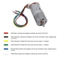 thumbnail image 3 of Encoder Gear Motor Mounting Bracket 65mm Wheel Kit Smart Car Robot DC6V, 3 of 7