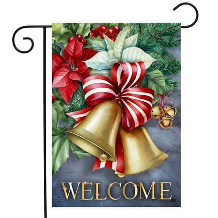 Briarwood Lane Christmas Bells Garden Flag
