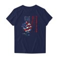 thumbnail image 4 of Mareep Blouse pour Femmes S-3TG Longueur Épaule T-shirt à Manches Courtes Imprimé Lettre Col Rond à la Mode pour Femmes, 4 of 4