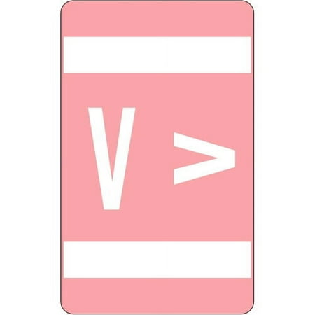 UPC: 0086486671927 | Smead AlphaZ ACCS Color-Coded Labels  V  – Pink