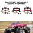 thumbnail image 2 of mmirethe Aluminum Alloy 1/24 Rear Axle For FCX24 Crawler 2pcs RC Car Accessories Replacement Parts RC Upgrade Part Silver, 2 of 6