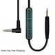 thumbnail image 2 of Auricular 3,5 mm a 2,5 mm Cable adaptador Auriculares Auriculares Reemplazo del cable de control con cable para QC25 Eigraketly EL5101-00B, 2 of 2
