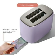 Beautiful 2 Slice Toaster with Touch-Activated Display, Lavender by Drew Barrymore