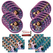 Disney Encanto Birthday Party Supplies Bundle Pack for 16 Guests (Plus Party Planning Checklist by Mikes Super Store), Multi-color