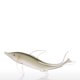 thumbnail image 1 of gris pescado regalo de vidrio ornamento Animal estatuilla Handblown decoración casera gris Tooarts Artesanía de vidrio, 1 of 7