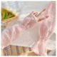 thumbnail image 1 of Women's Pink Ice Silk Arm Cover Sleeves - Pleated Puff Bubble Style Sun Protection Summer Accessories^ccgv2, 1 of 5