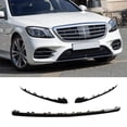 thumbnail image 4 of Car Front Body Kit, Impact  Left Middle Right Perfect Fit Gloss Black Front Bumper Trim Molding  for Upgrade, 4 of 8