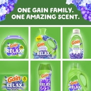 Gain Liquid Fabric Softener and Conditioner, Relax, Dewdrop Dream Scent, 101 fl oz, 151 Loads