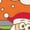 HEATHER ORANGE, variant on Instant Message - Who Tooted Christmas Train Christmas Short Sleeve Graphic T-Shirt