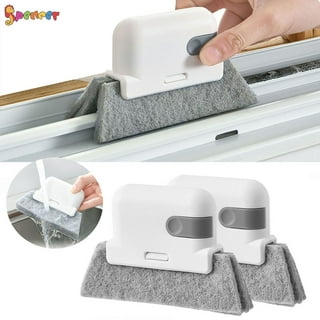 Newway Window Groove Cleaning Brush Tools Set Magic Window Track Cleaner 