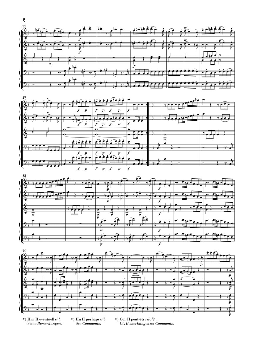 G. Henle Verlag Divertimenti for 2 Oboes, 2 Horns and 2 Bassoons Henle Study Scores by Mozart Edited by Felix Loy
