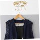 thumbnail image 4 of Coat and hat hook household wall hanger wall storage hook bedroom metal coat and hat hanger wall hook hat rack, 4 of 5