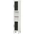 thumbnail image 1 of HOMCOM Tall Bathroom Storage Cabinet Free Standing Tower w/ Doors Shelves, 1 of 10