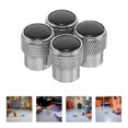 thumbnail image 1 of unbranded 4Ud Cubiertas Metálicas Para Válvulas De Neumáticos Plata Con Ajuste Para Autos, 1 of 6