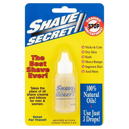 SHAVING OIL- THE BEST SHAVE EVER! 18.75ML [Health and Beauty] by, You will receive (1) Shave Secret Shaving Oil bottle By Shave (Best Homemade Shaving Cream)