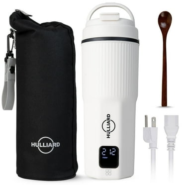 Travel Electric Kettle - 316 Stainless Steel, Portable Tea Kettle & Water Heater, 450ml Portable Water Boiler, 6 Temperature Settings, Auto Shut-Off, Universal Voltage (100-240V)