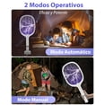 thumbnail image 4 of AOKKR Matamoscas el&eacute;ctrico, 4000 V, con Trampa para Mosquitos UV, Trampa el&eacute;ctrica para Moscas con bater&iacute;a de 1800 mAh Recargable y Base de Carga, atrapamoscas Fuerte, 4 of 6