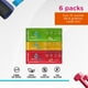 thumbnail image 3 of Pack de 60 Unidades - 6gr por Unidad - Electrolitos en Polvo Soluble 600ml | Variedad de Sabores | Sin Calorias, Sin Azucar, Libre de Gluten y Vegano | Polvo en Sobres para Disolver en Agua | HIDRA2GO, 3 of 8