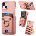 thumbnail image 1 of Case for FOXDOCK iPhone 14 , Leather, Bear Ring, Card Holder, 1 of 4