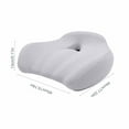 thumbnail image 3 of QVNFKO Office Chair Coccyx Pain Relief Cushion Pillow for Back Support Non-slip Seat Pad for Office Desk Car Seat Wheelchair Sciatica Gray, 3 of 8