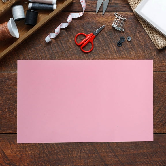 FELTECHELECTR Pink Faux Leather Sheets 7Pack Diy Handcrafting Upholstery Supplies Christmas