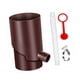 thumbnail image 1 of Desviador de bajante Colector de lluvia para bajantes redondos Desvía el agua hacia la lluvia 8cm, 1 of 9