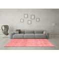 thumbnail image 3 of Ahgly Company Indoor Square Abstract Red Contemporary Area Rugs, 5' Square, 3 of 4