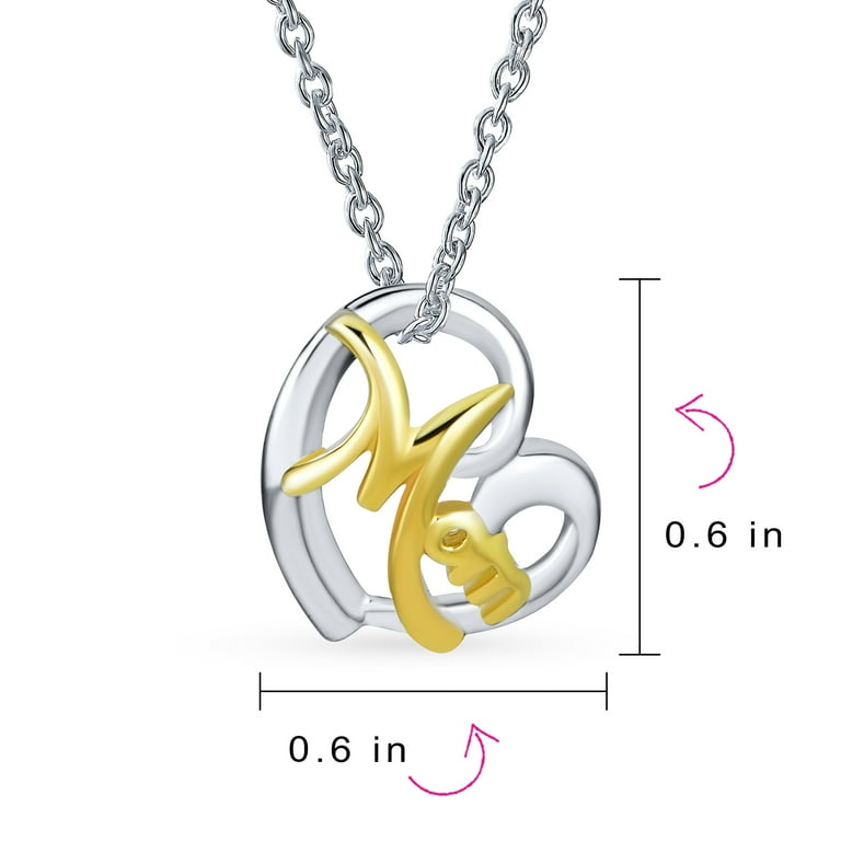 Open heart mom on sale necklace