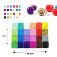 thumbnail image 4 of Graflsoa 24-Color 3MM Glass Beads for DIY Crafting, Handmade Jewelry Accessories, Multi-Purpose Decorative Beads in Boxed Set, 4 of 7