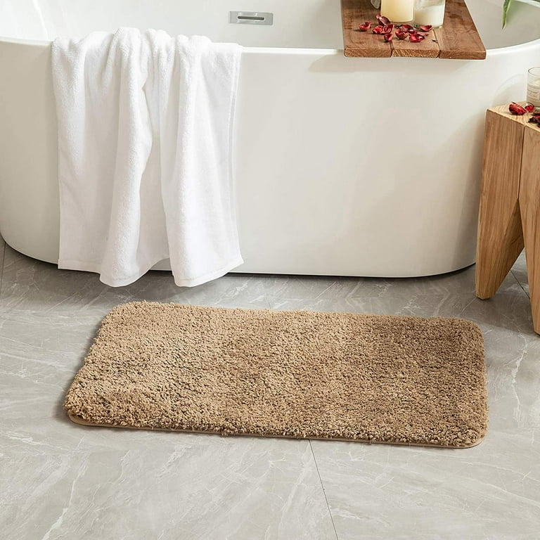  MIULEE Fluffy Bathroom Rugs Bath Mats Rugs Microfiber