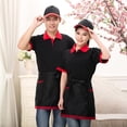 thumbnail image 4 of Delantal unisex universal Delantal corto Cocina Camarero Delantal Sywqhk Libre de BPA, 4 of 6