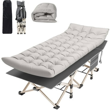 Fenbeli Camping Cots with Removable Mattress, Lounge Chair