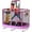 Purple, variant on Baxluxe 60" Kids Trampoline 7-in-1, Elliptic Toddler Trampoline with Safety Enclosure Net, Height Adjustable Handrail & 500lbs Capacity, Mini Bouncer with Swing for Age 3-8, Gray Football