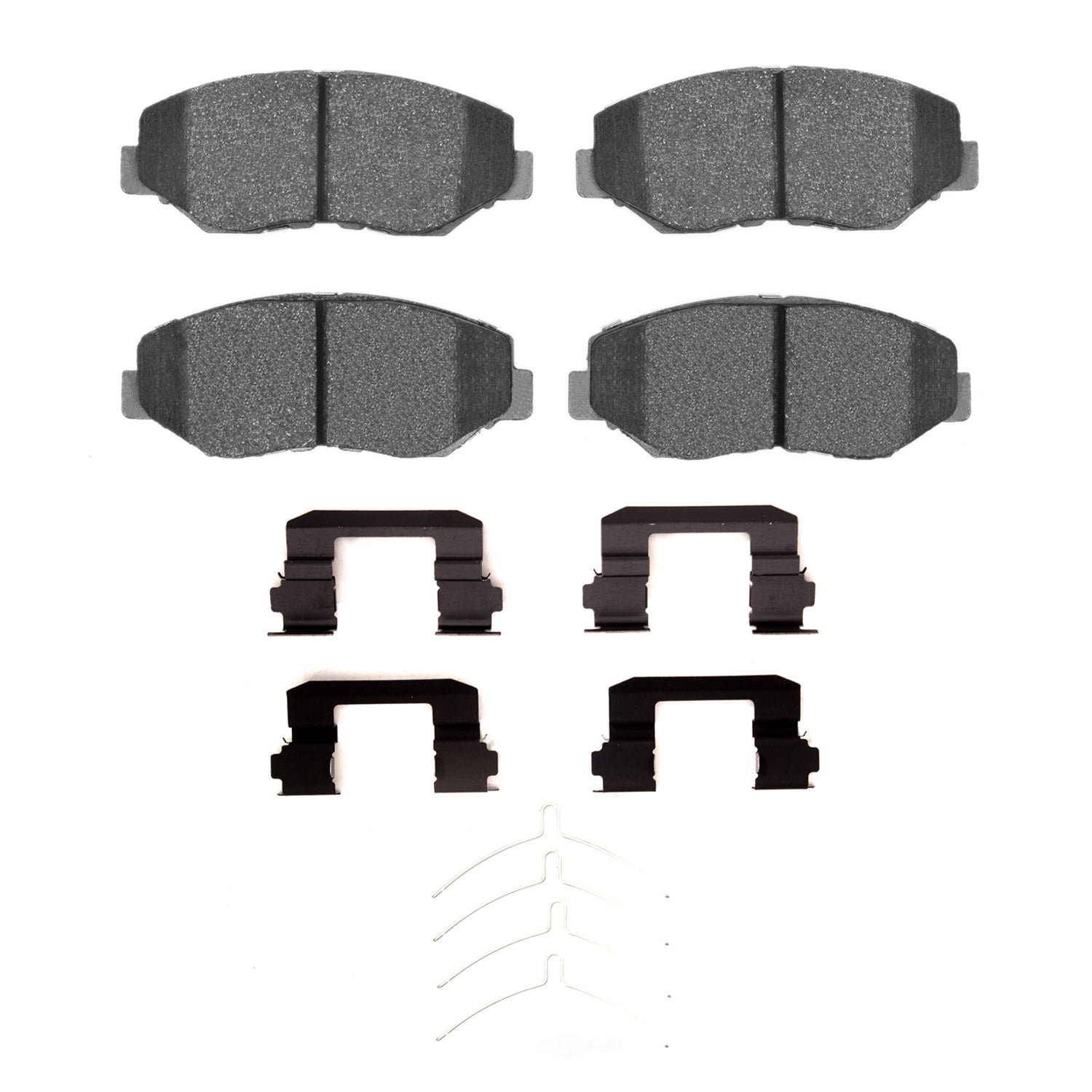 Dynamic Friction Company 1551-0914-02 DFC 5000 Advanced Brake Pads - Ceramic and Hardware Kit - OE