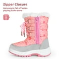 thumbnail image 3 of Apakowa Kids Girls Boys Insulated Fur Winter Warm Snow Boots (Toddler/Little Kid), 3 of 8