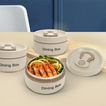 Qonioi Stainless Steel Lunch Box, Insulated Japanese Style Food Container with Lid, Portable Lunch Box Meal Container