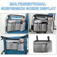 thumbnail image 4 of TONINT Wheelchair Armrest Organizer with Storage Bag & Pockets for Seniors, Gray, 15.8*9.8 inch, 4 of 9