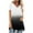 Black, variant on Oversized Tshirts for Women Plus Size Loose Short Sleeve Gradation Tunics Tee Flowy V Neck Summer Casual Tops