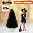 thumbnail image 3 of Gymax 6 Halloween Tree Artificial Decoration Tree w/758 Branch Tips 6 Lighting Modes, 3 of 10