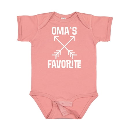 

Inktastic Oma Favorite Grandchild Gift Baby Boy or Baby Girl Bodysuit