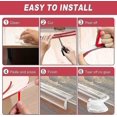 thumbnail image 5 of Silicone Edge Protector Strip, 3m Baby Proofing Corner Protectors For Kids Pre-tape Adhesive Baby Safety Edge Corner Guards For Table Cabinets Drawers, 5 of 5