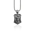 thumbnail image 4 of God Of Wor Kratos Necklace for Men in Sterling Silver, Silver Gamer Men Pendant, Silver Viking Gift, God Of War Gift, Scandinavian Pendant, 4 of 5