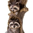 thumbnail image 5 of Plow & Hearth Resin Raccoon Birdbath, 5 of 6