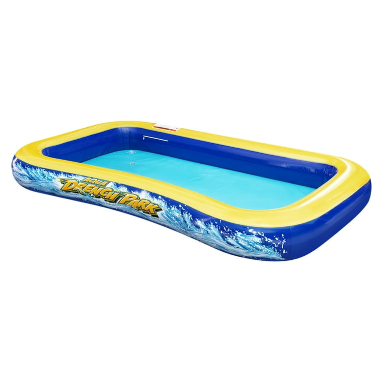 Banzai Aqua Drench 3-in-1 Splash Park for Outdoor Summer Fun Ages