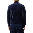 thumbnail image 4 of Fila Marc Velour Track Jacket, Blue, 4 of 7