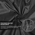 thumbnail image 6 of DRAFIDEEP 1Set Rain Poncho Adult Waterproof and Durable for Cycling and Outdoor Activities in Black Polyester, 6 of 8