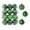 Green, variant on Green Large Christmas Ornaments Big Baubles Tree Hanging Decor With 24-Piece Set Sparkling Finish Durable Pvc And Shatterproof Feature For Christmas Tree And Festive Decor 9.3X6.9X5.9In 0.