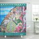 thumbnail image 1 of Cortina de Ducha ABPHQTO Italia Impresionante de Positano Paisaje 160x180 cm, 1 of 1