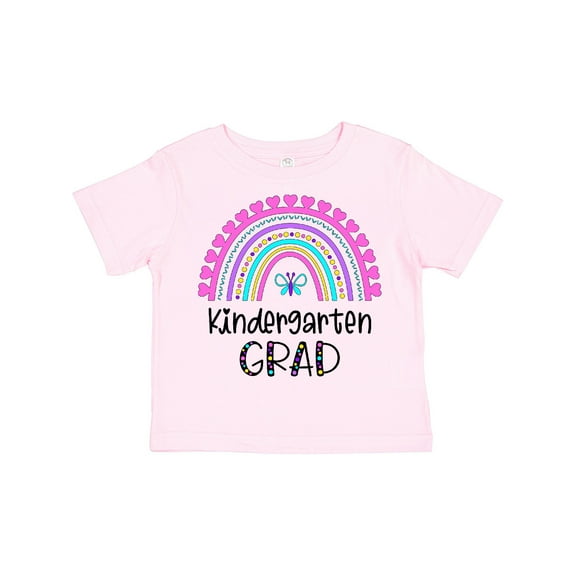 Inktastic Kindergarten Grad Graduation Rainbow Boys or Girls Toddler T-Shirt