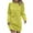 Yellow_Z, variant on Efsteb 2025 Dresses for Women Trendy Fall Sweatshirt Dresses Plus Size Crew Neck Sweatshirt Dress Long Sleeve Mini Dress (Hot Pink,L)